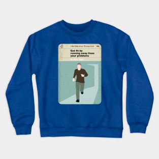 a Self Help Inner Therapy book 001 Crewneck Sweatshirt